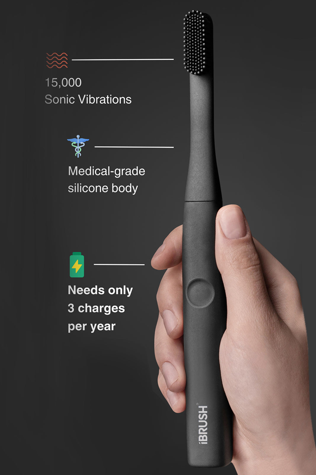 iBrush™ Pro - Grey | Electric